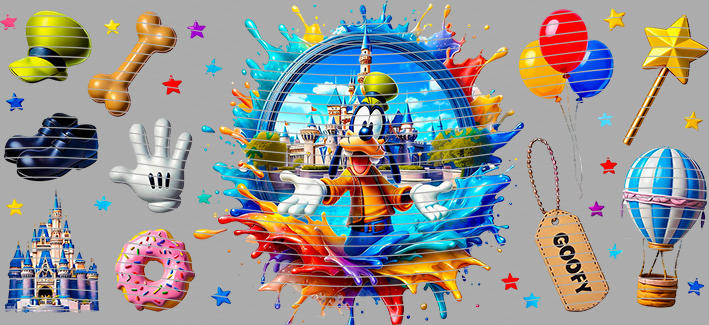 16oz Disney style-D-3088
